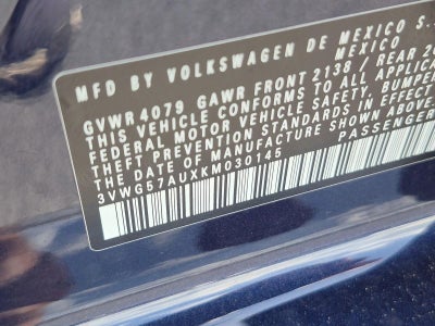 2019 Volkswagen Golf 1.4T S