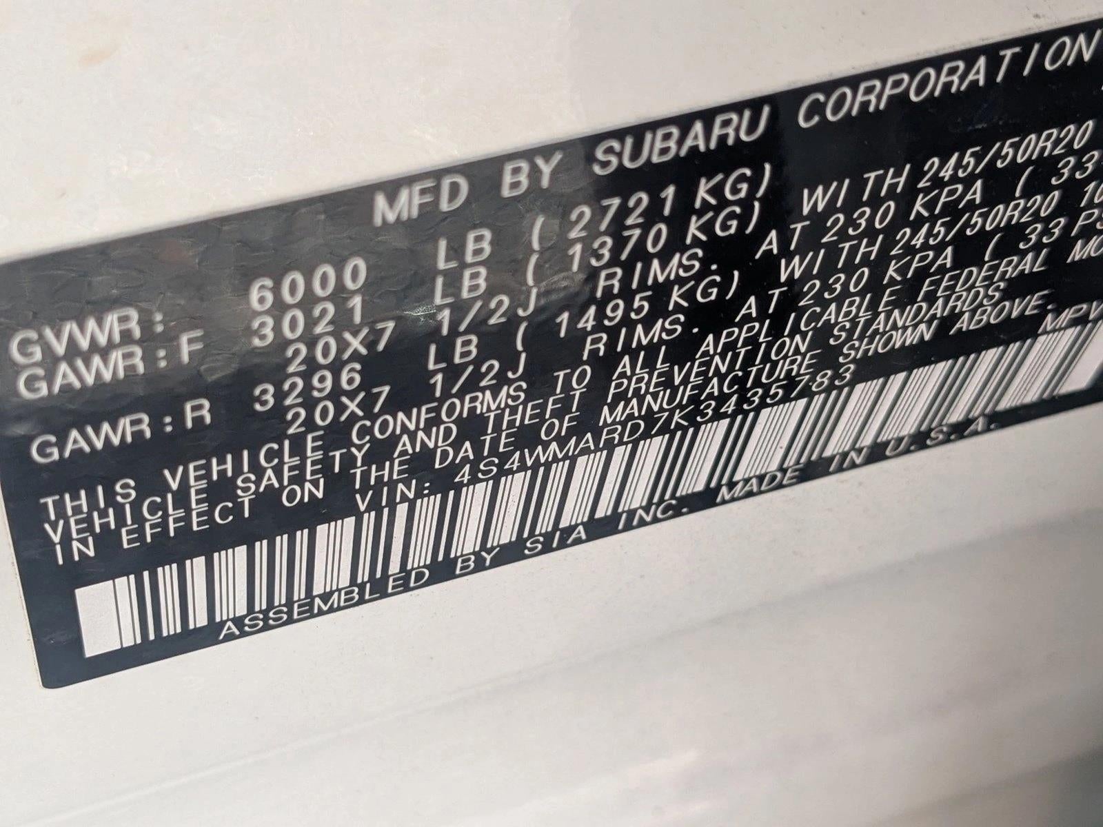 2019 Subaru Ascent Touring