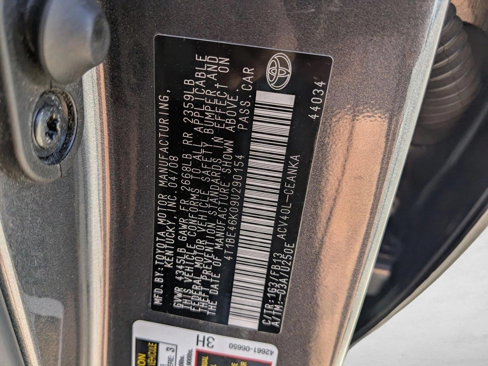 2009 Toyota Camry 4DR SDN I4 MAN (NATL)