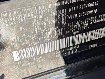 2021 Toyota RAV4 Hybrid LE