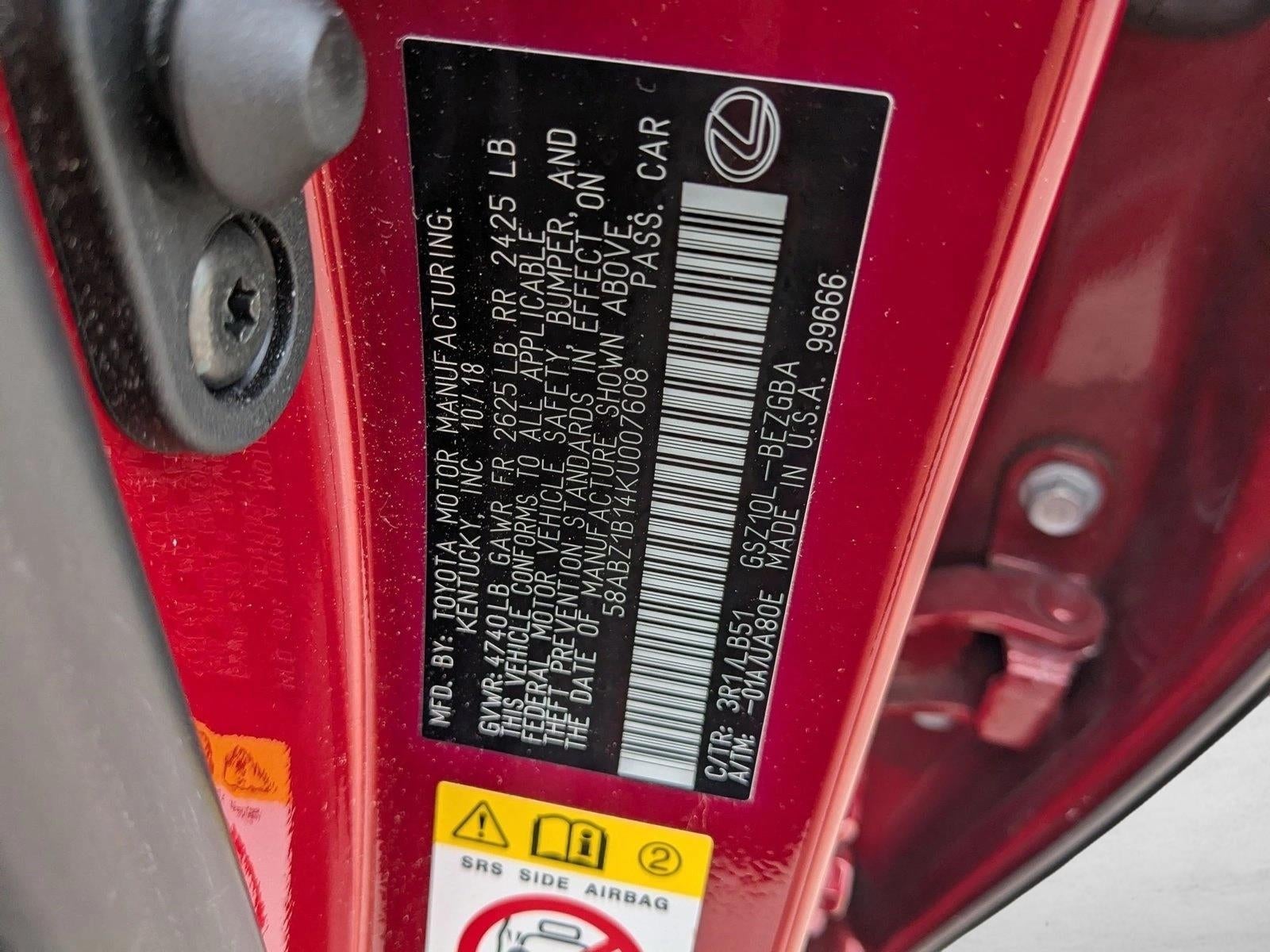 2019 Lexus ES ES 350