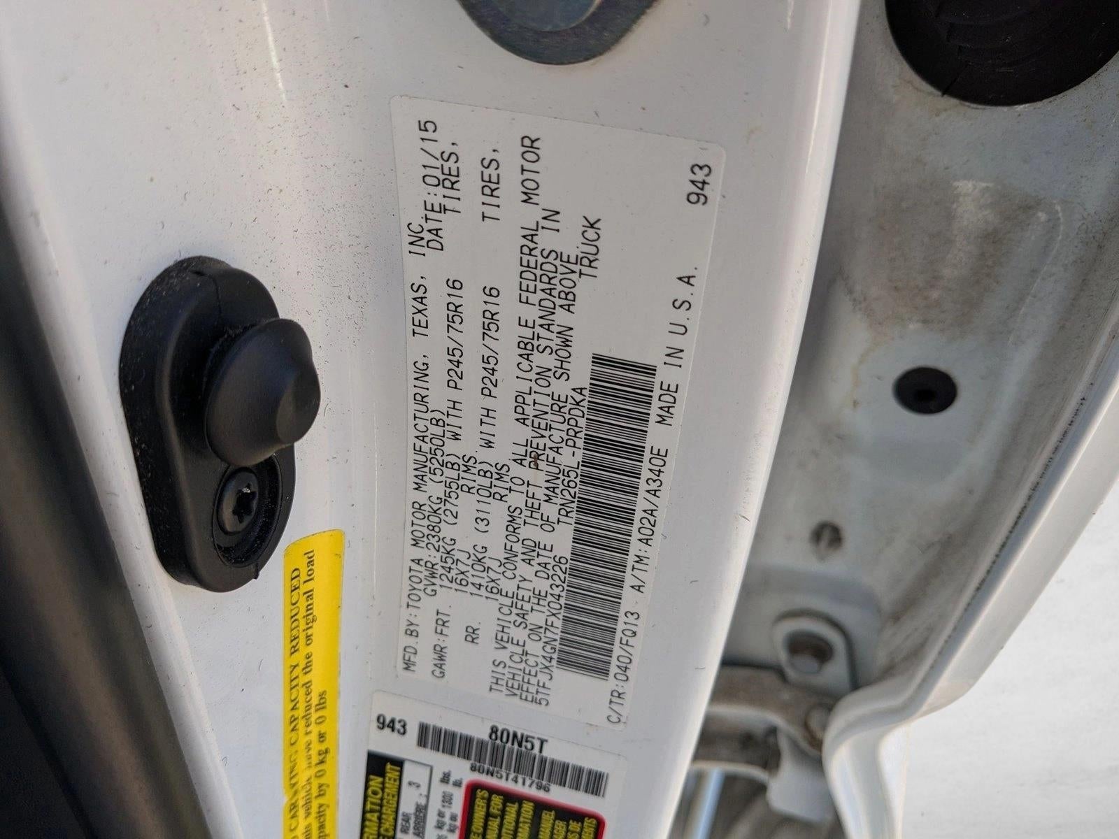 2015 Toyota Tacoma PreRunner