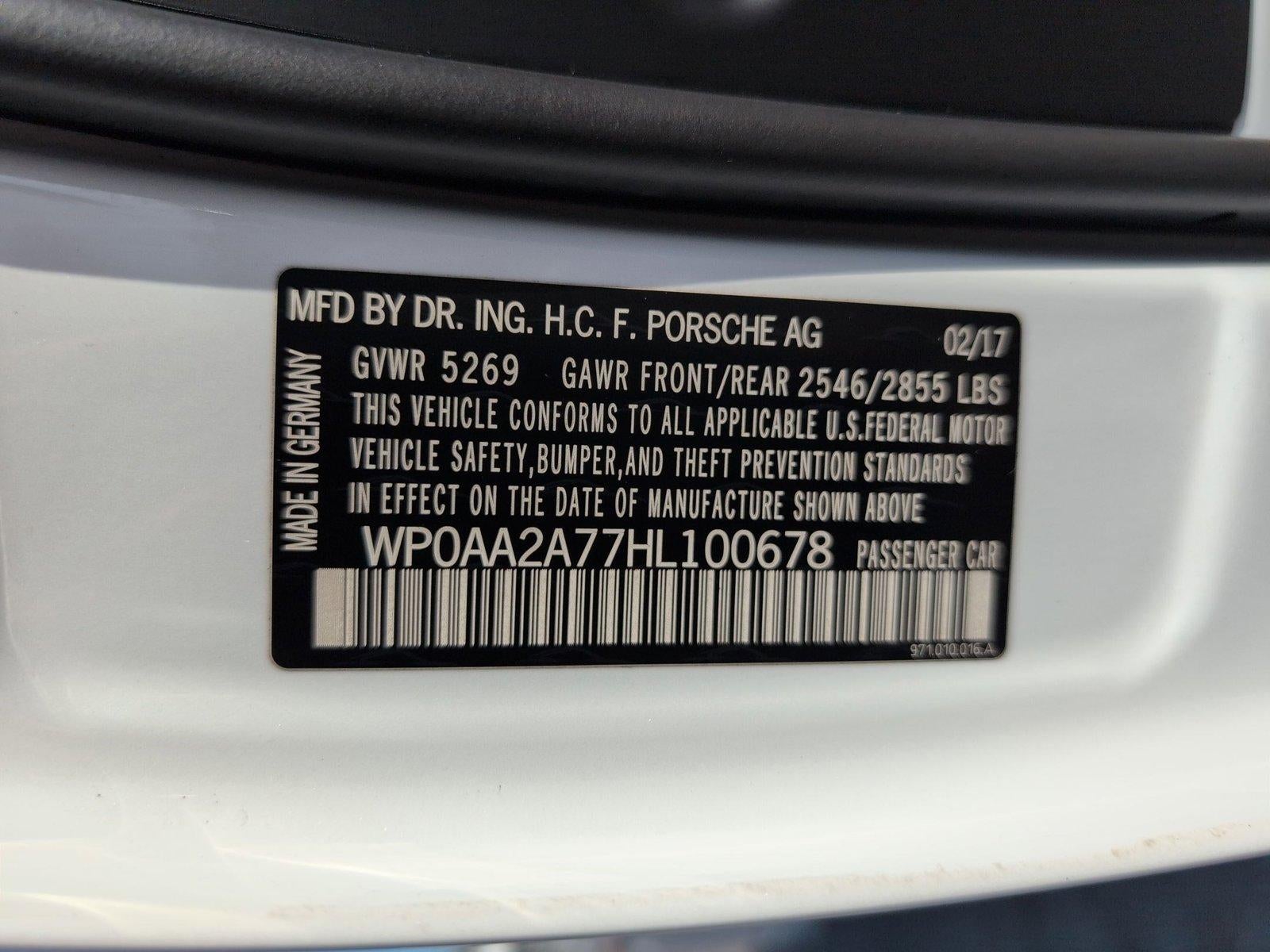 2017 Porsche Panamera Base