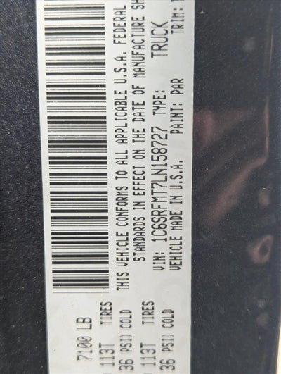 2020 RAM 1500 Big Horn