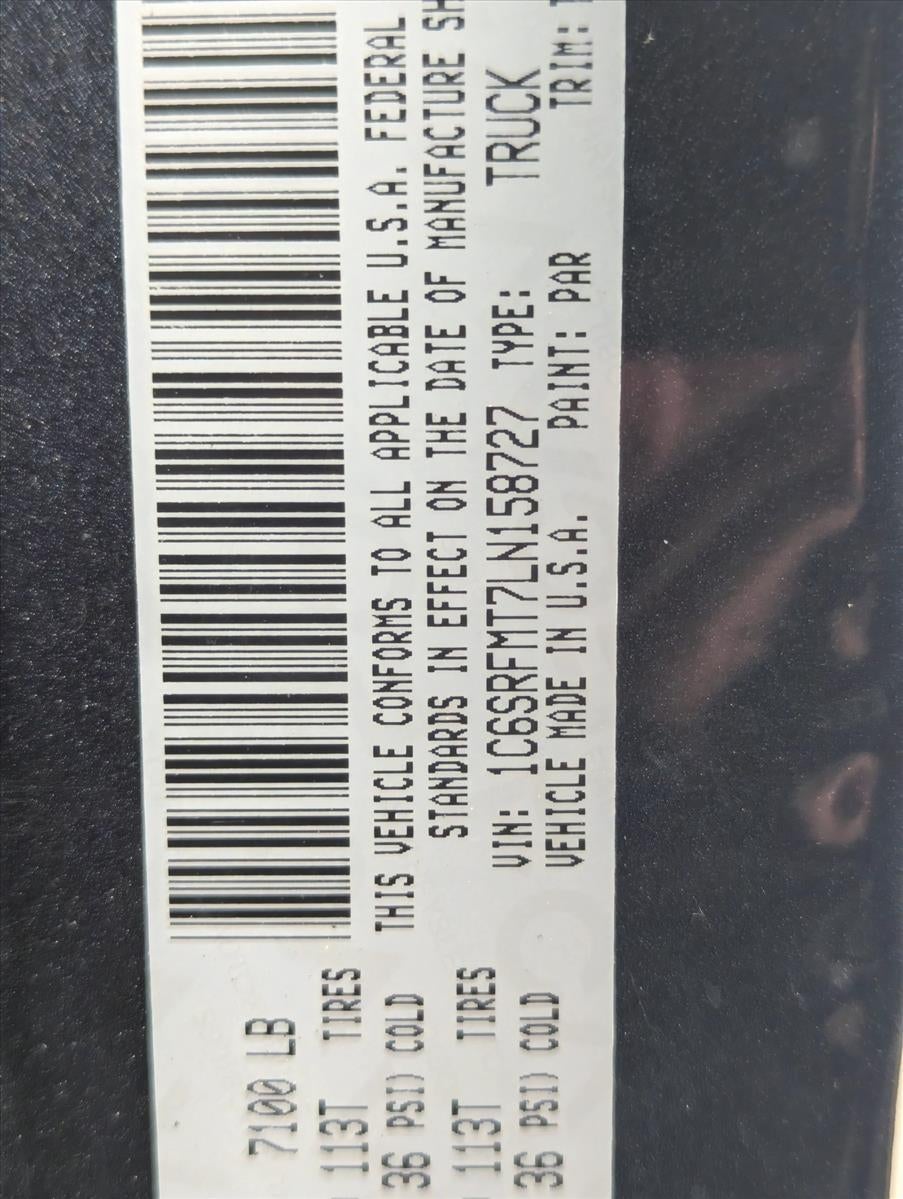 2020 RAM 1500 Big Horn