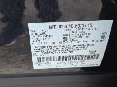 2022 Ford Explorer XLT