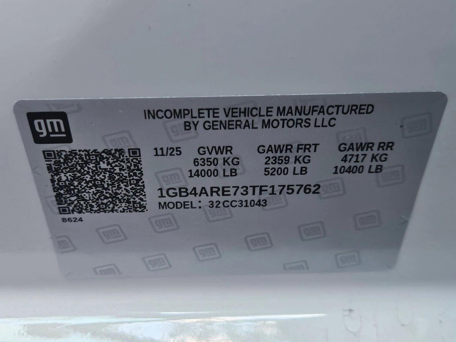 2026 Chevrolet Silverado 3500 HD Chassis Cab Work Truck