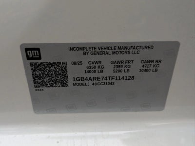 2026 Chevrolet Silverado 3500 HD Chassis Cab Work Truck