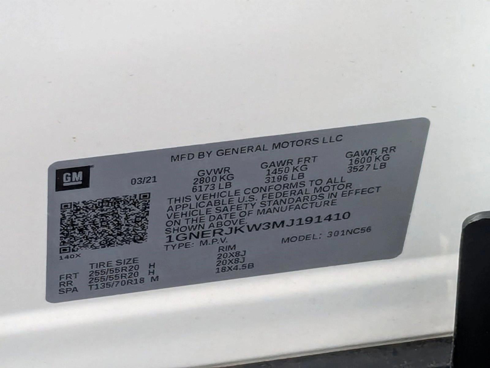 2021 Chevrolet Traverse RS