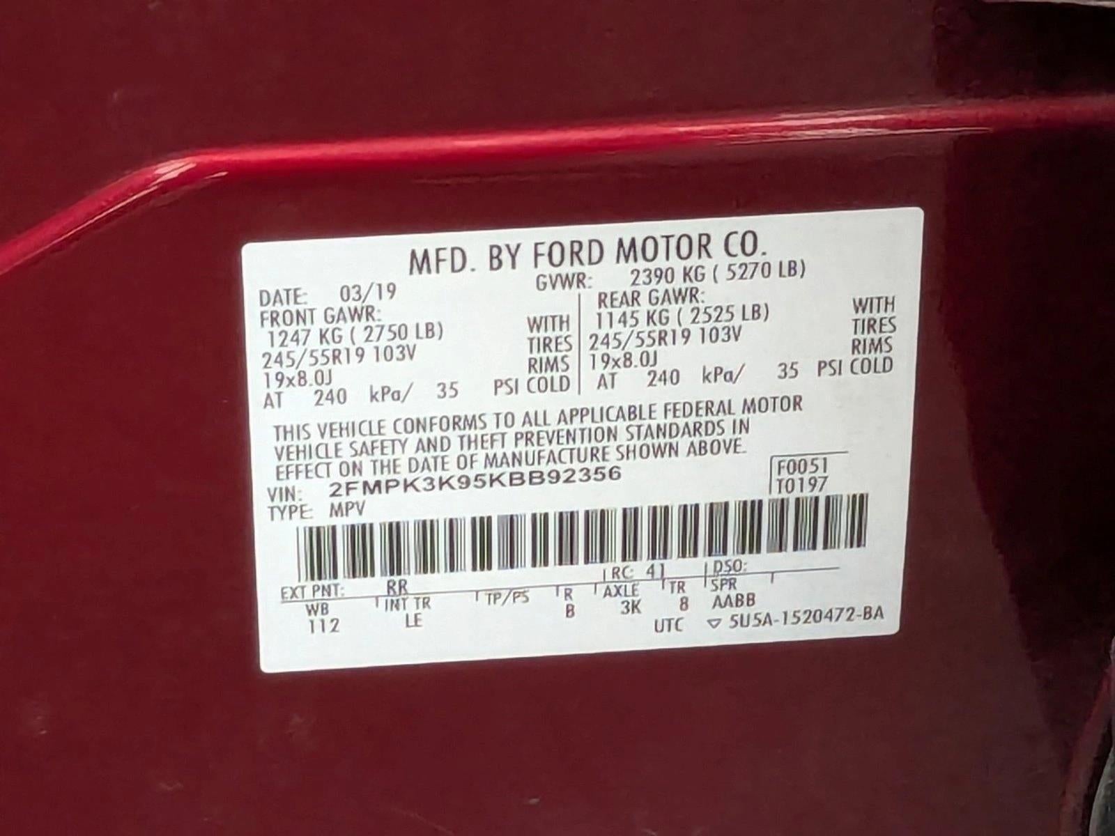 2019 Ford Edge Titanium