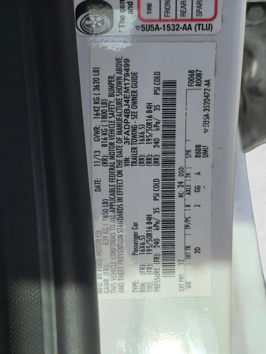 2014 Ford Fiesta SE