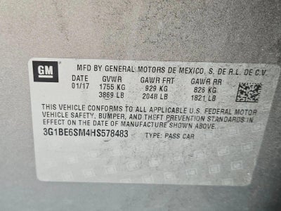 2017 Chevrolet Cruze LT