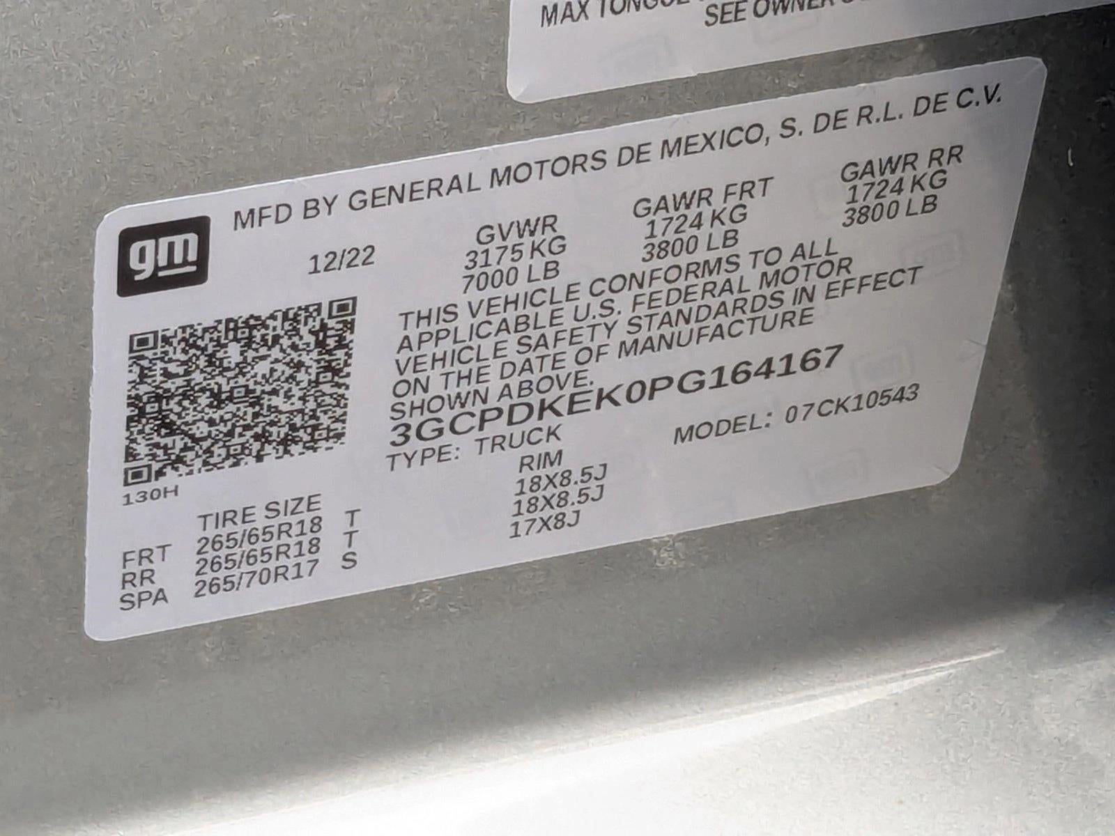 2023 Chevrolet Silverado 1500 LT (2FL)