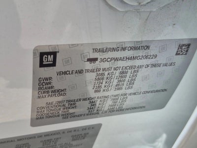 2021 Chevrolet Silverado 1500 Work Truck
