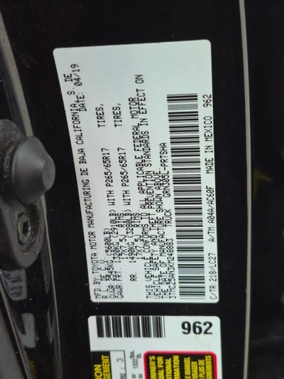 2019 Toyota Tacoma TRD Sport