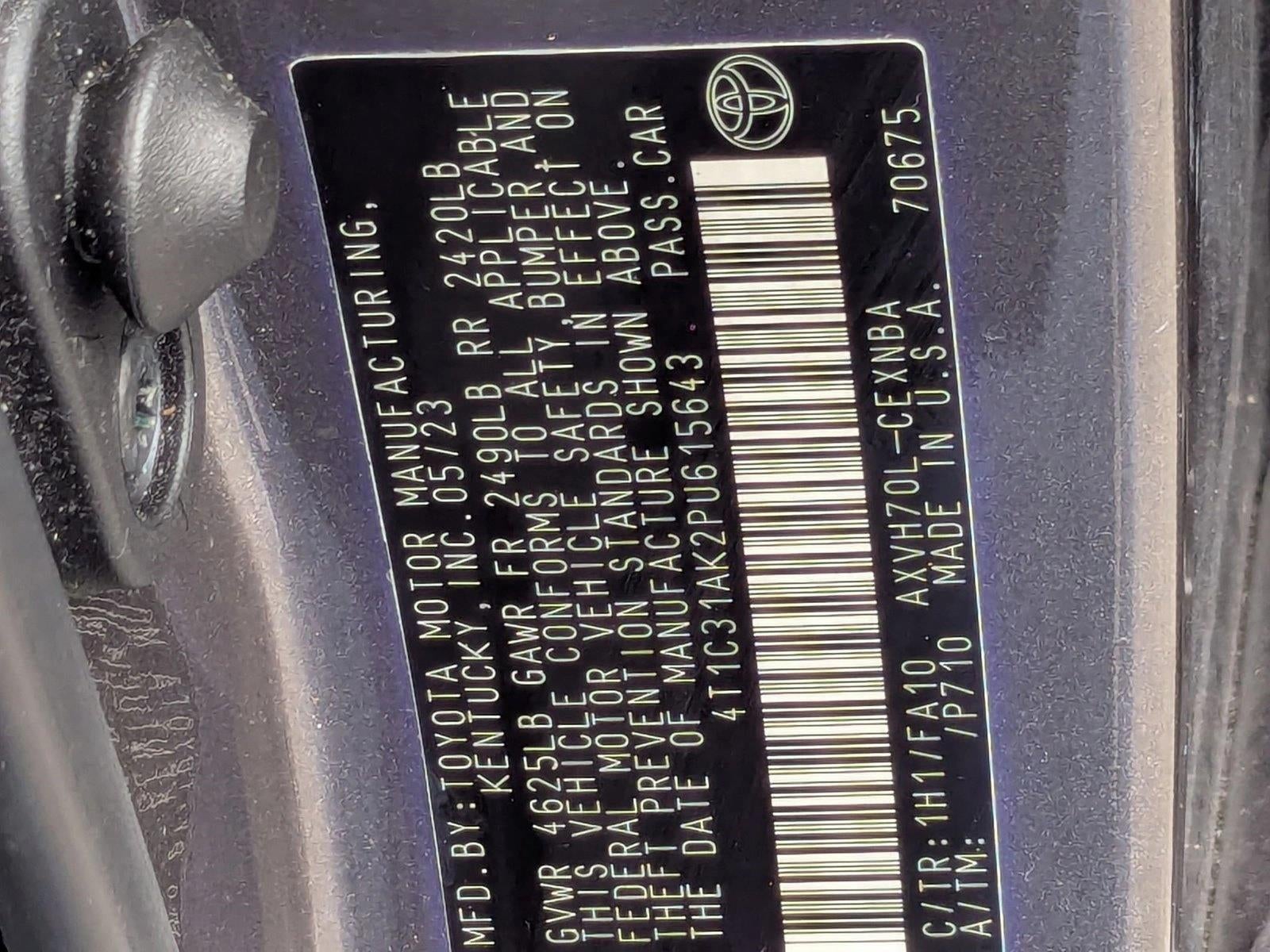 2023 Toyota Camry Hybrid LE