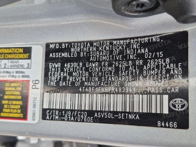 2015 Toyota Camry XLE