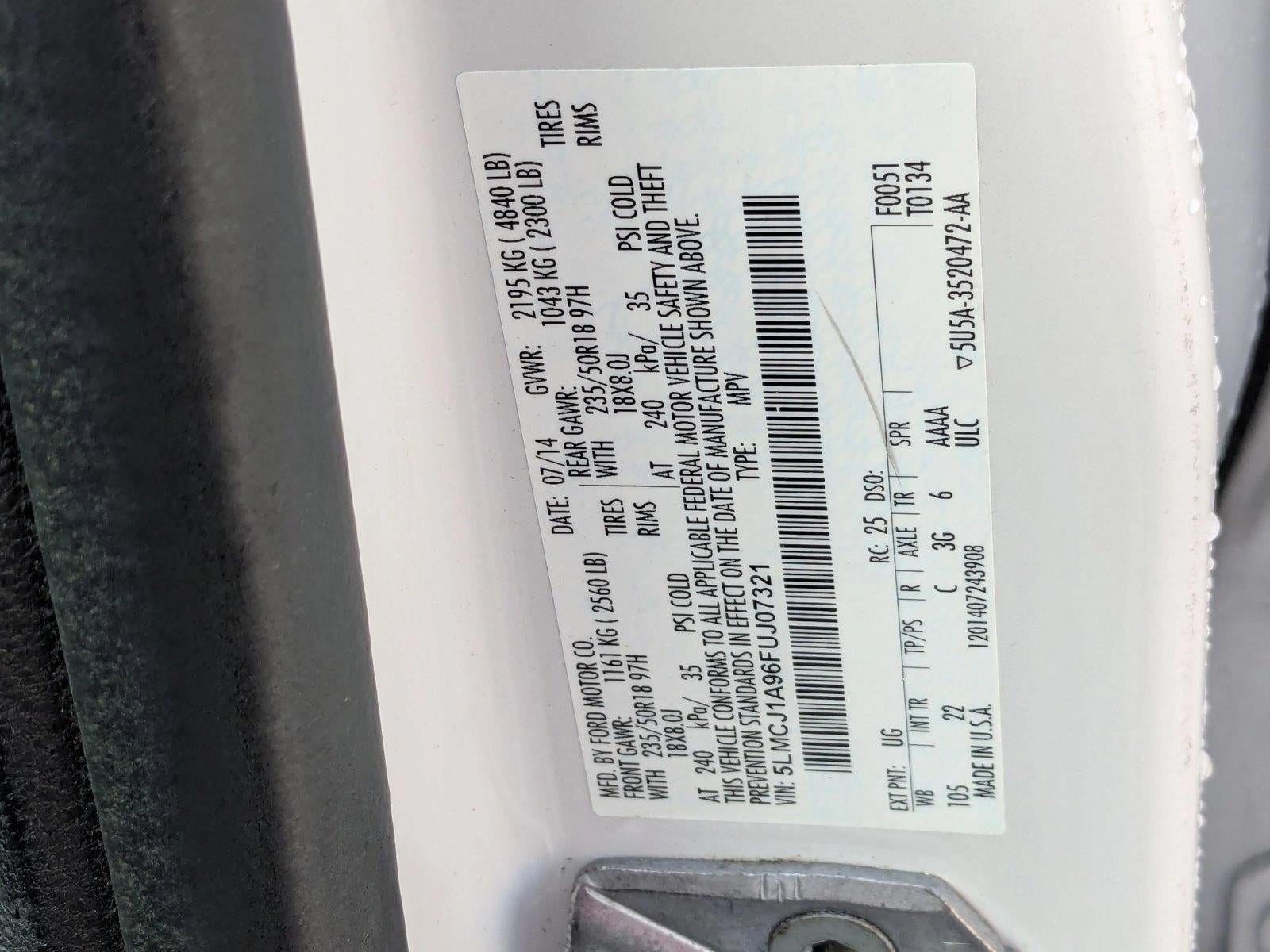 2015 Lincoln MKC Base