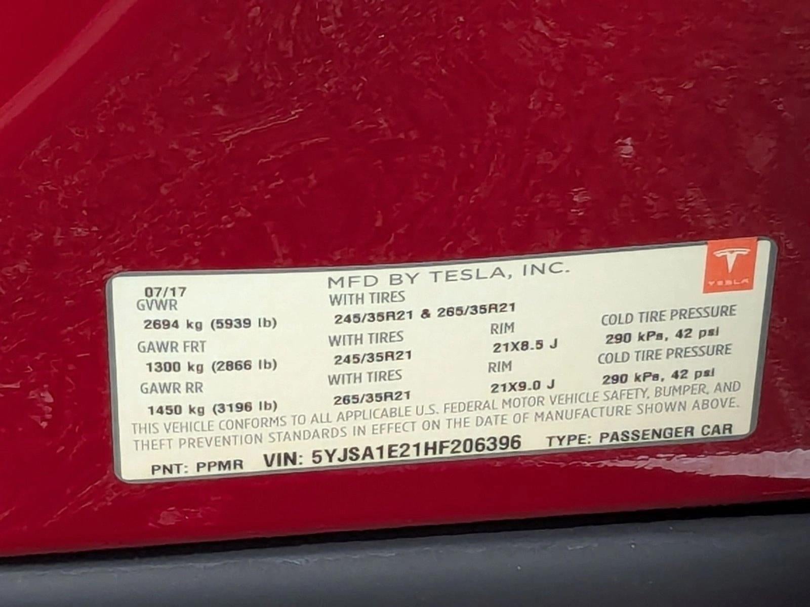 2017 Tesla Model S 100D