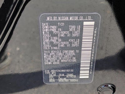 2022 Nissan Armada Base