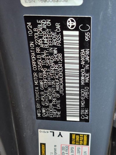 2024 Toyota Prius XLE