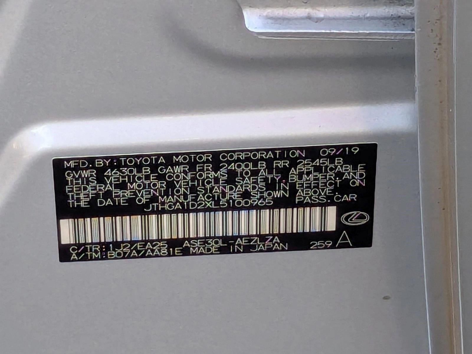 2020 Lexus IS IS 300 F SPORT