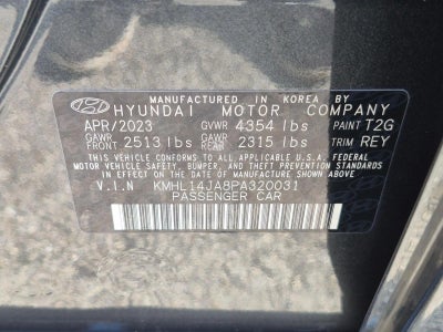 2023 Hyundai Sonata SEL