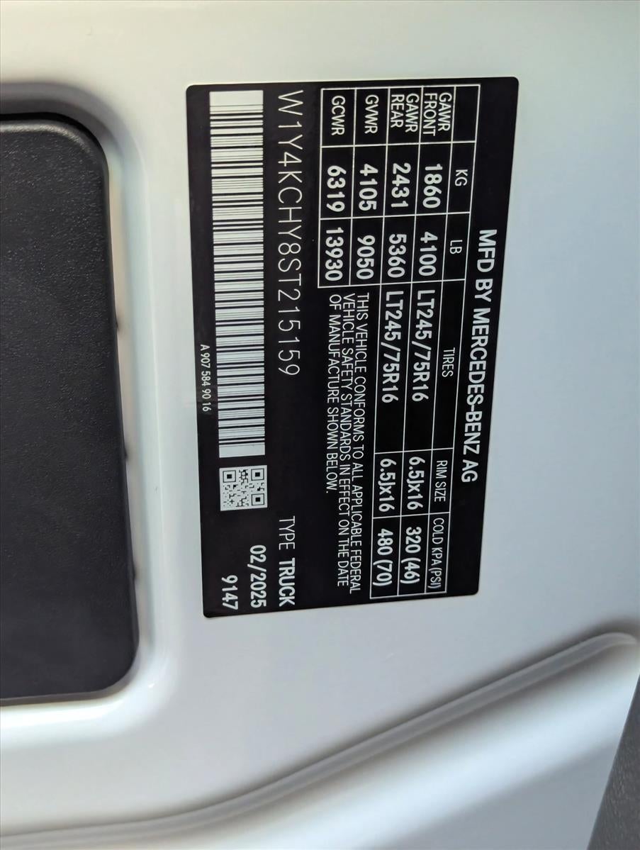 2025 Mercedes-Benz Sprinter Cargo Van Base