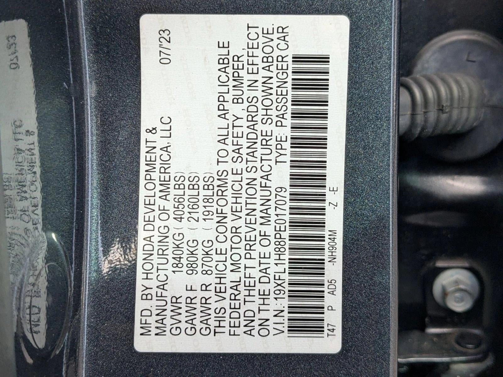 2023 Honda Civic Hatchback Sport Touring CVT