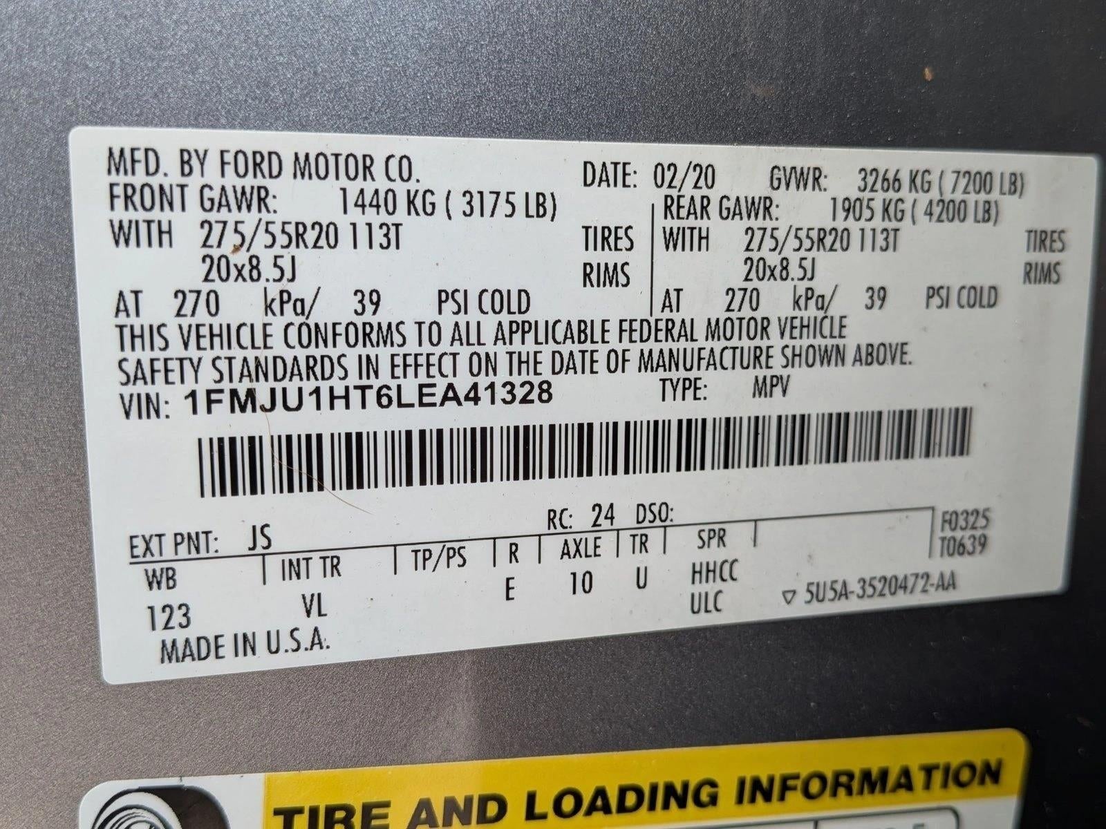 2020 Ford Expedition XLT 4x2