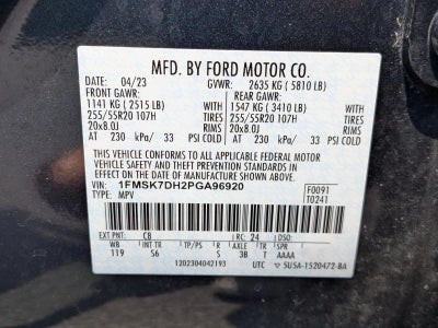 2023 Ford Explorer XLT RWD