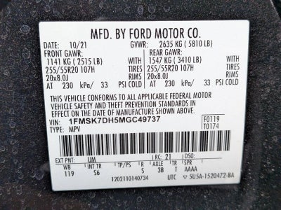 2021 Ford Explorer XLT RWD