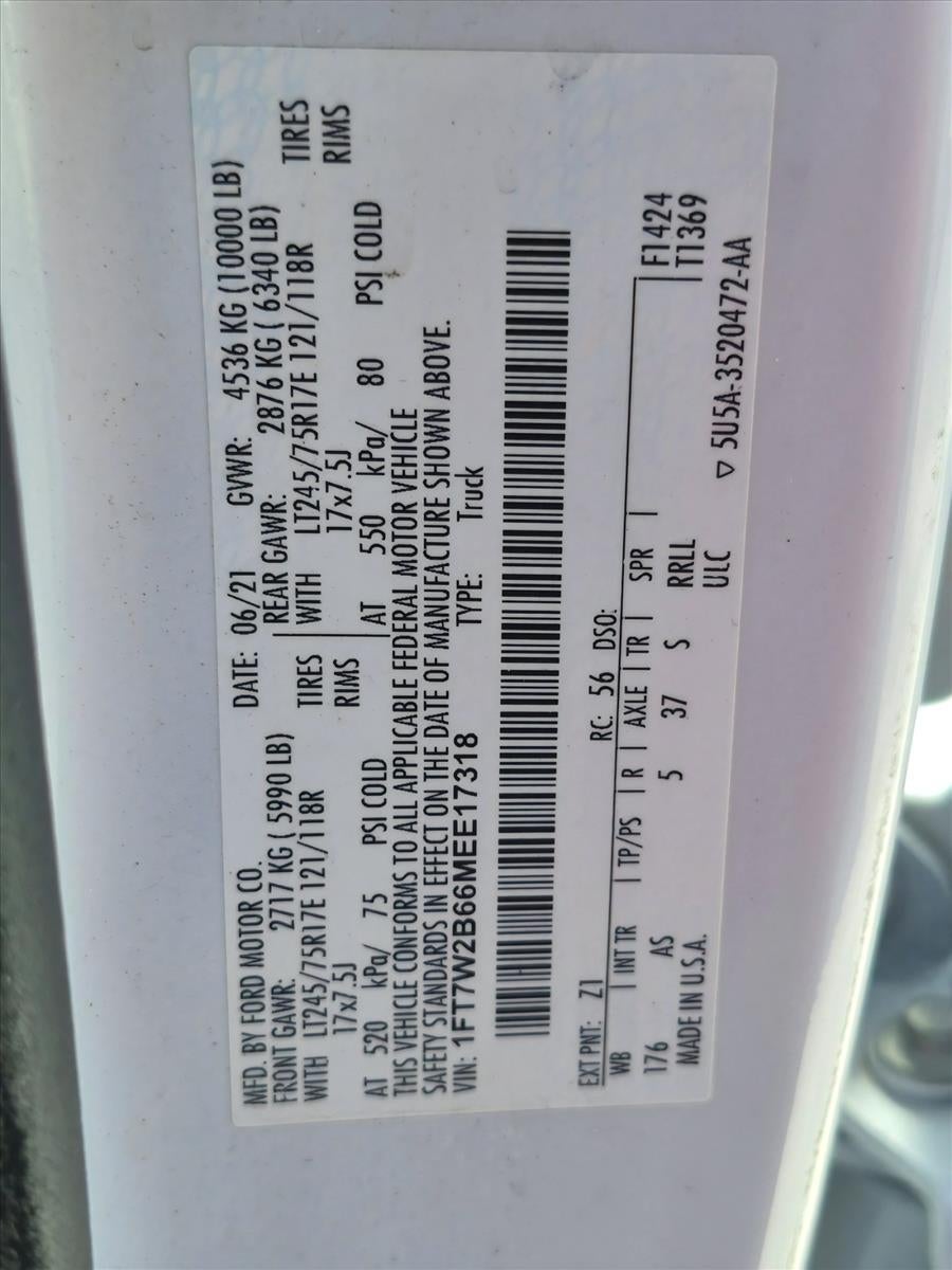 2021 Ford Super Duty F-250 SRW XL 4WD Crew Cab 6.75' Box