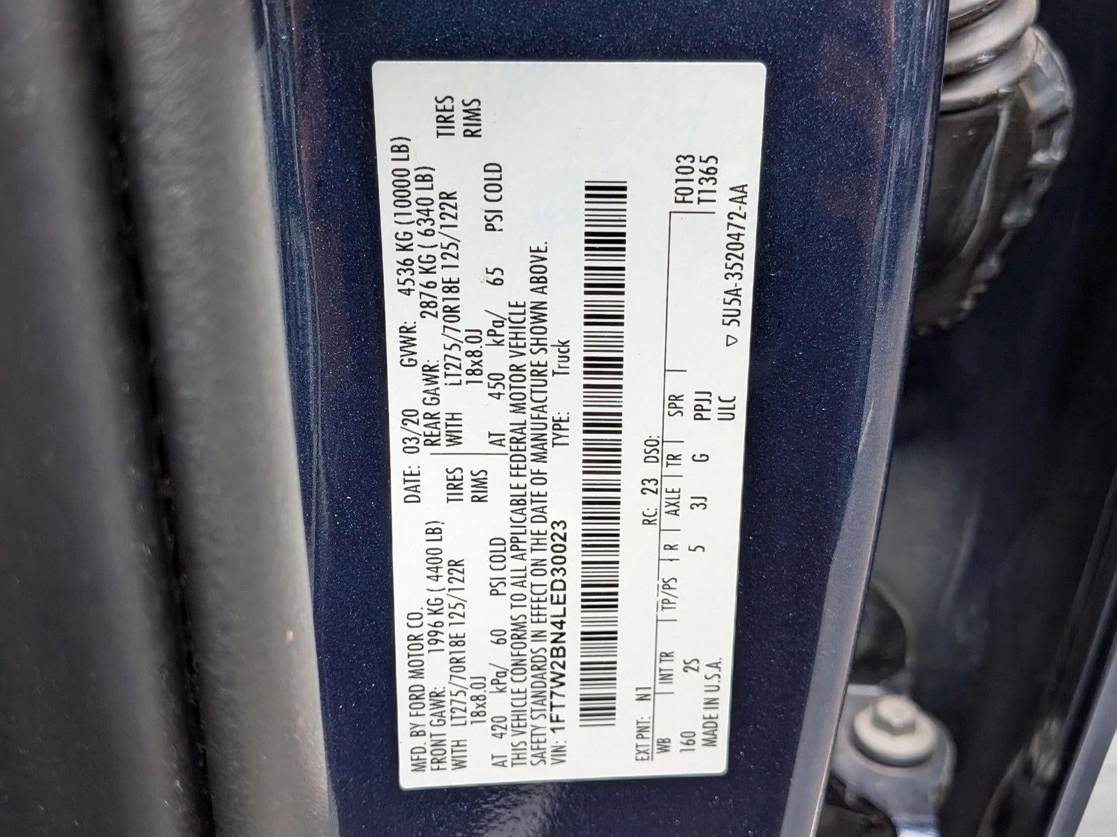 2020 Ford Super Duty F-250 SRW XLT 4WD Crew Cab 6.75' Box