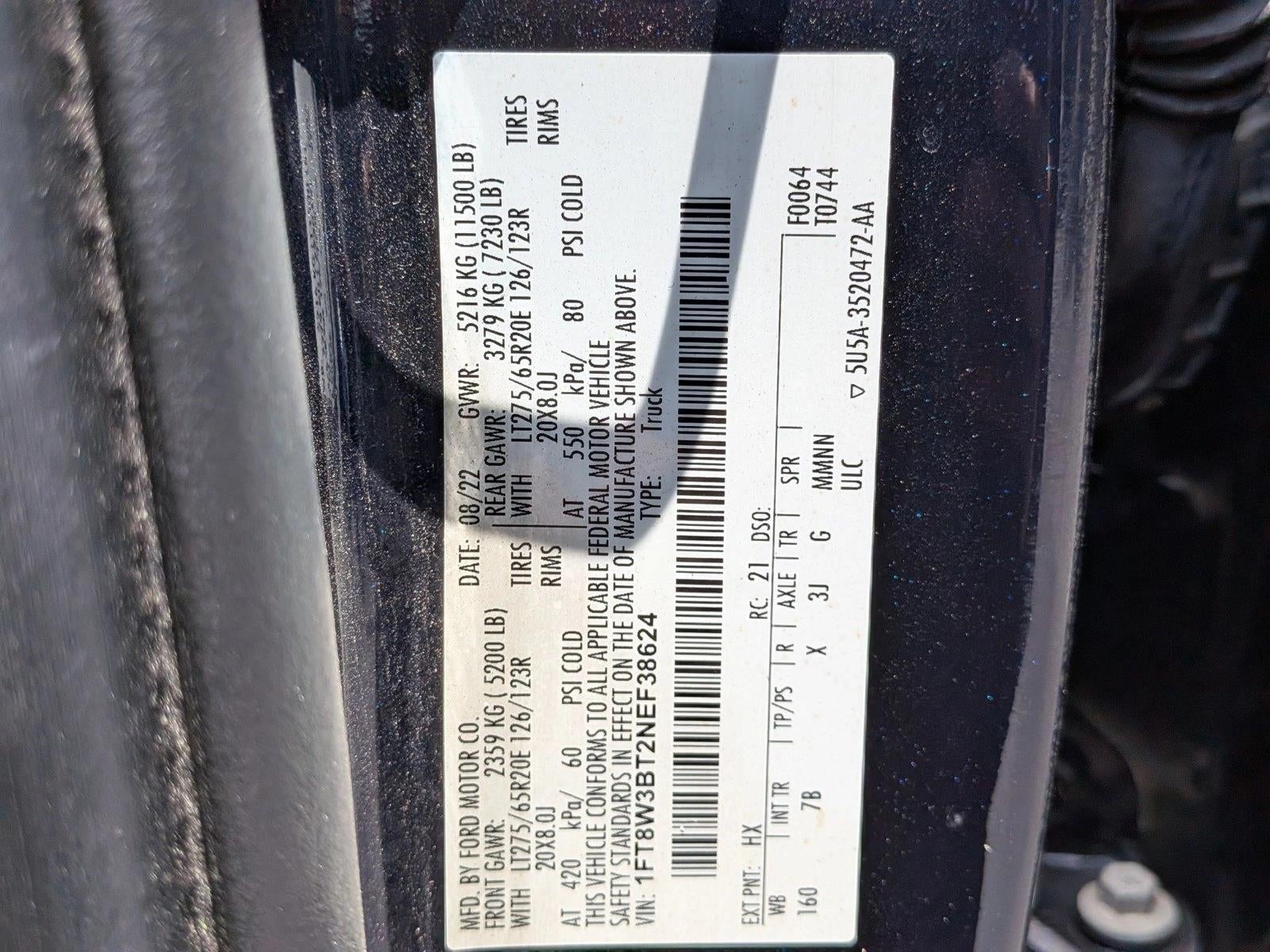 2022 Ford Super Duty F-350 SRW Platinum 4WD Crew Cab 6.75' Box