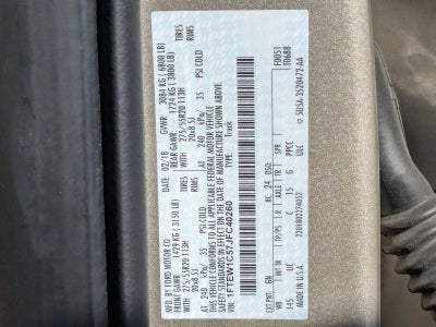 2018 Ford F-150 XLT 2WD SuperCrew 5.5' Box