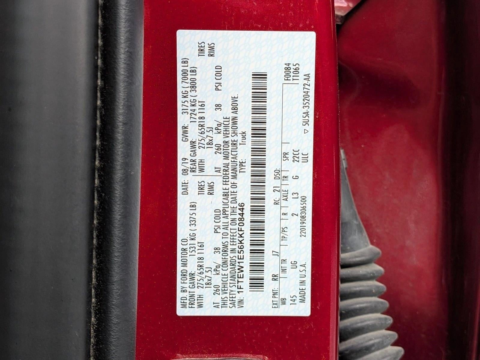 2019 Ford F-150 XLT 4WD SuperCrew 5.5' Box