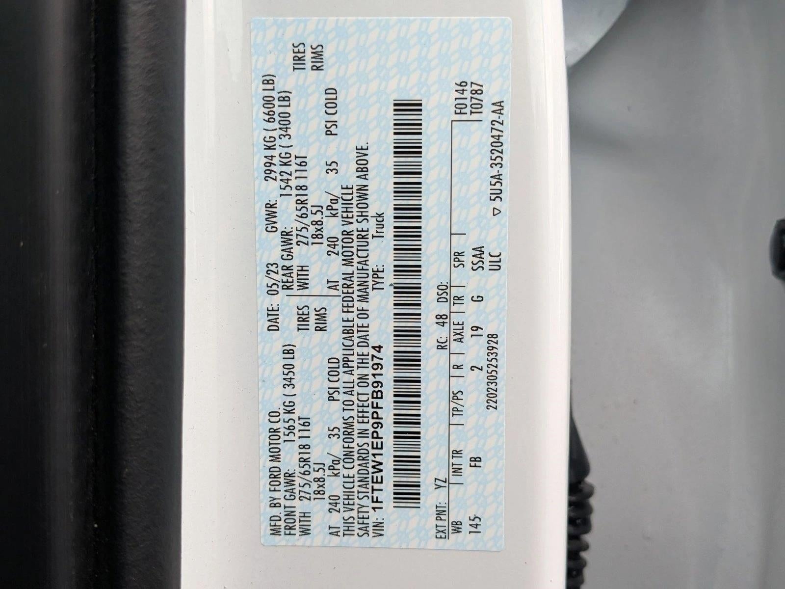 2023 Ford F-150 XLT 4WD SuperCrew 5.5' Box