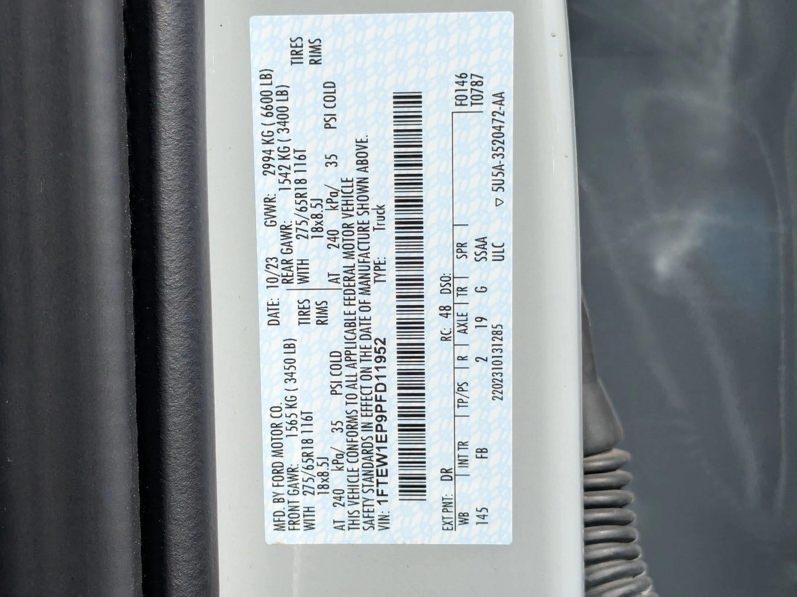 2023 Ford F-150 XLT 4WD SuperCrew 5.5' Box