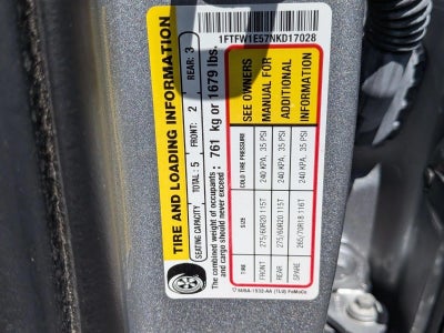 2022 Ford F-150 LARIAT 4WD SuperCrew 5.5' Box