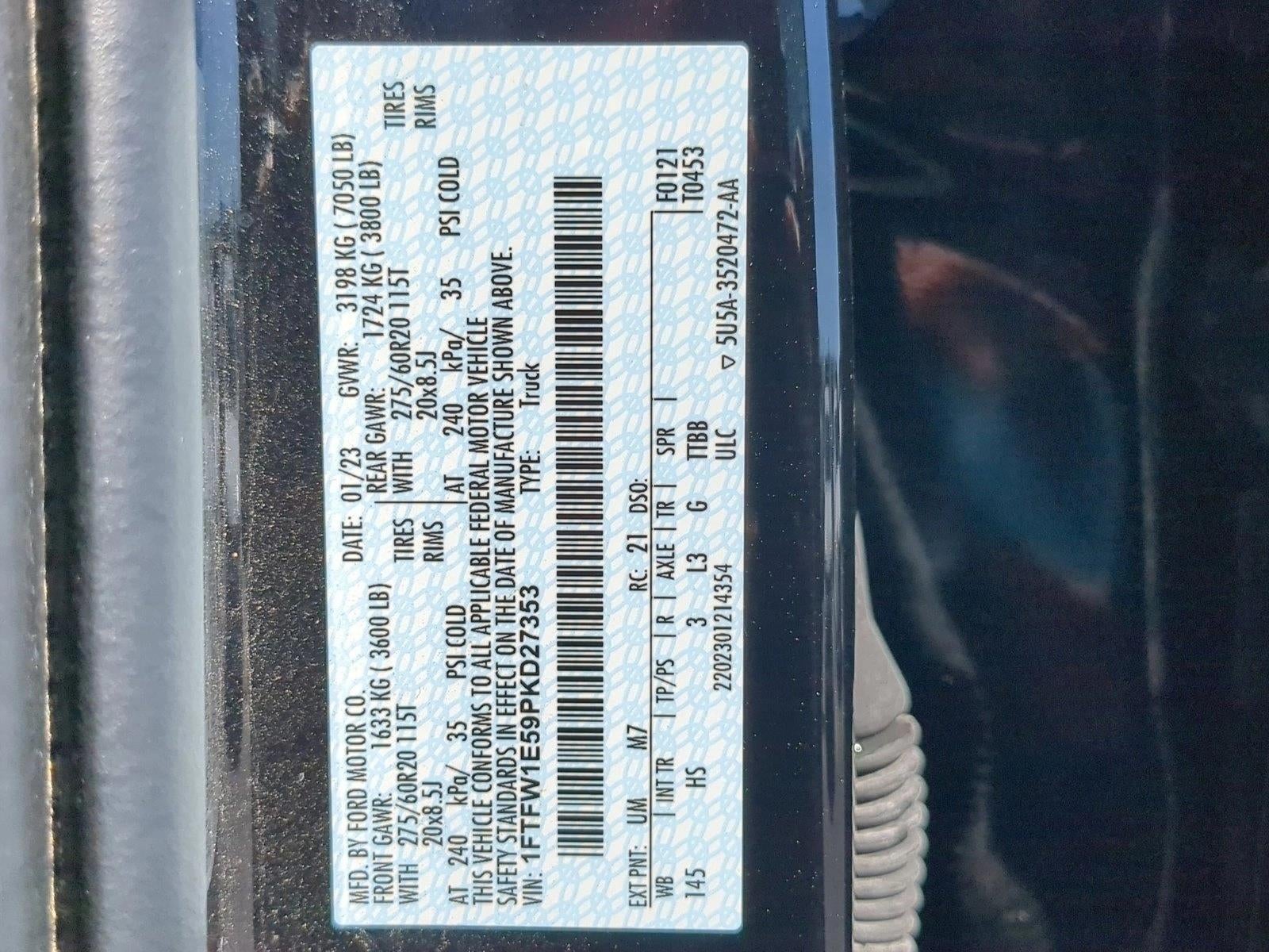 2023 Ford F-150 LARIAT 4WD SuperCrew 5.5' Box