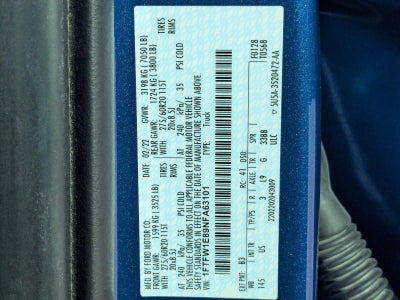 2022 Ford F-150 XLT 4WD SuperCrew 5.5' Box