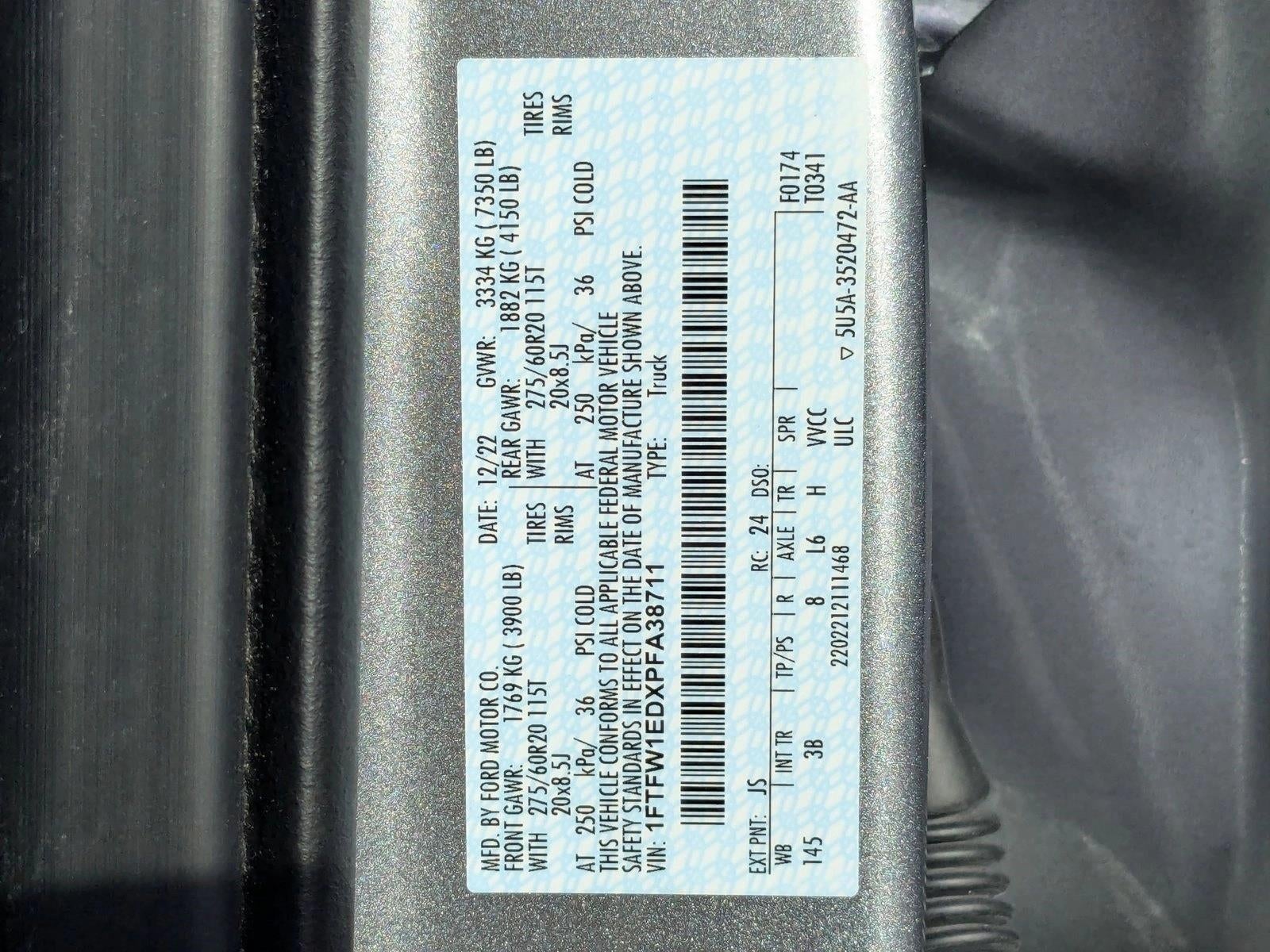 2023 Ford F-150 Platinum 4WD SuperCrew 5.5' Box