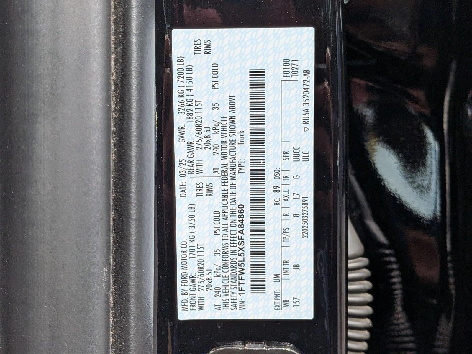 2025 Ford F-150 LARIAT 4WD SuperCrew 5.5' Box