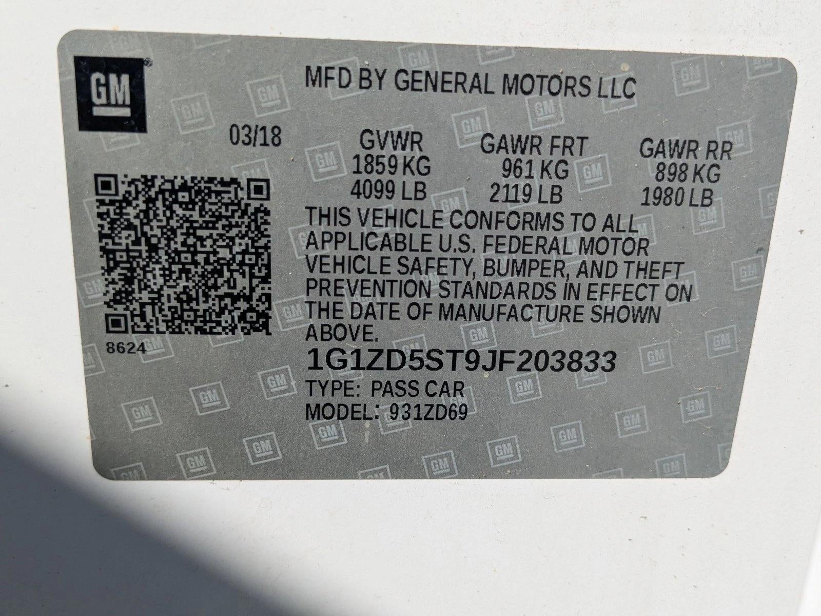 2018 Chevrolet Malibu LT