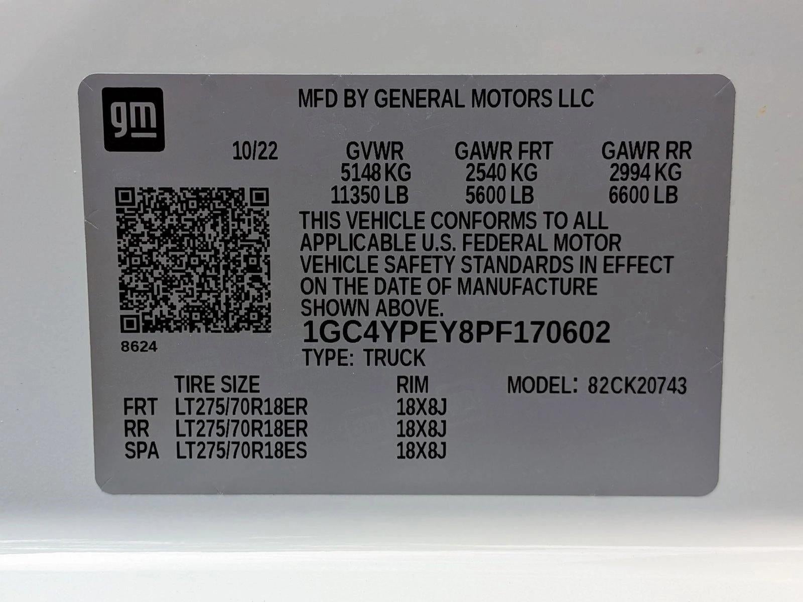 2023 Chevrolet Silverado 2500 HD Crew Cab Standard Box 4-Wheel Drive LTZ