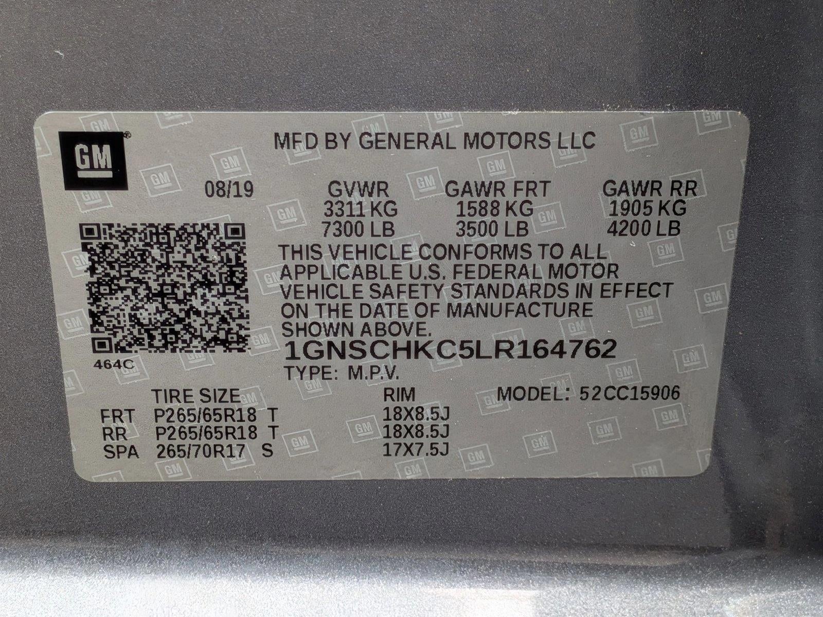 2020 Chevrolet Suburban 2WD LT