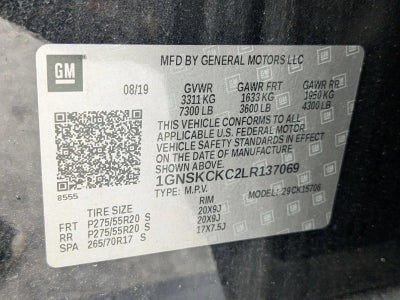 2020 Chevrolet Tahoe 4WD Premier