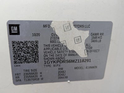 2021 Cadillac XT6 AWD 4dr Premium Luxury