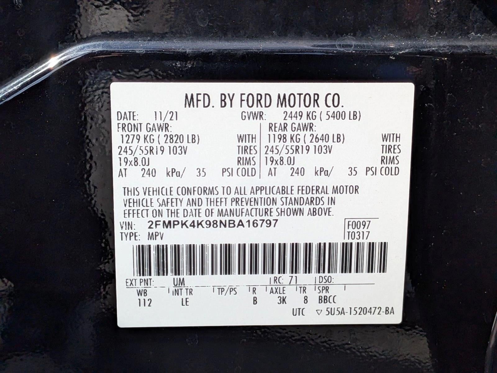 2022 Ford Edge Titanium AWD